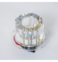 Светильник L-44 Цилиндр 8-угольник с LED подсветкой:  синяя, зеленая, мультиколор
