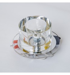 Светильник L-43 Цилиндр с LED подсветкой: синяя, зеленая, мультиколор